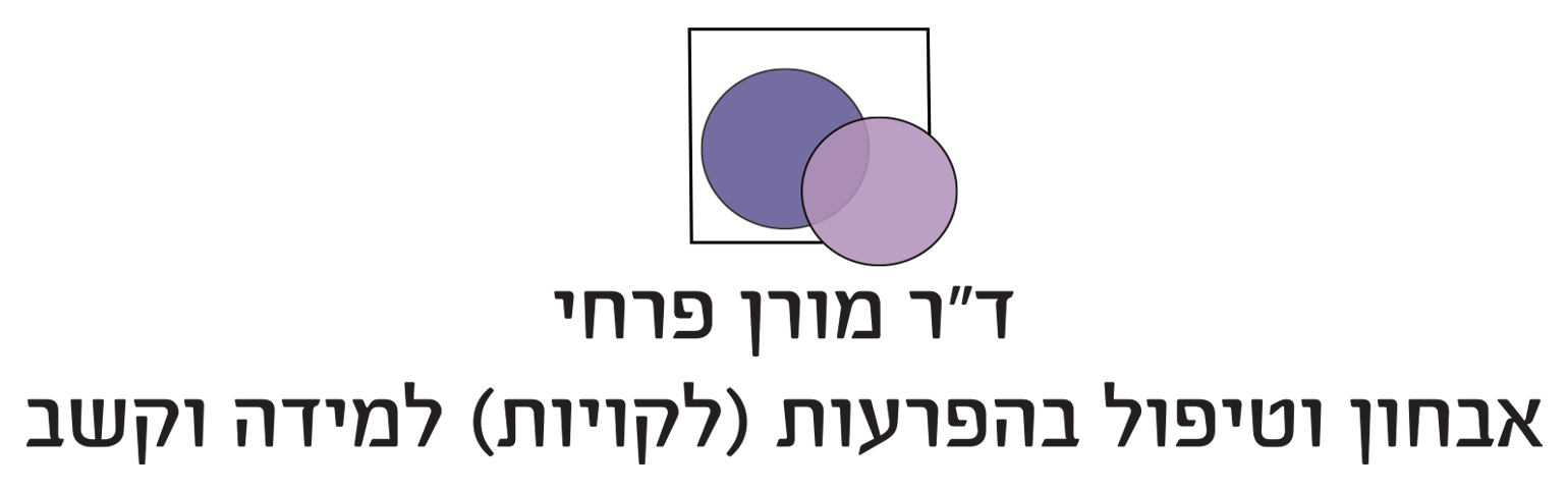לוגו ד"ר מורן פרחי, אבחון וטיפול בהפרעות (לקויות)למידה וקשב