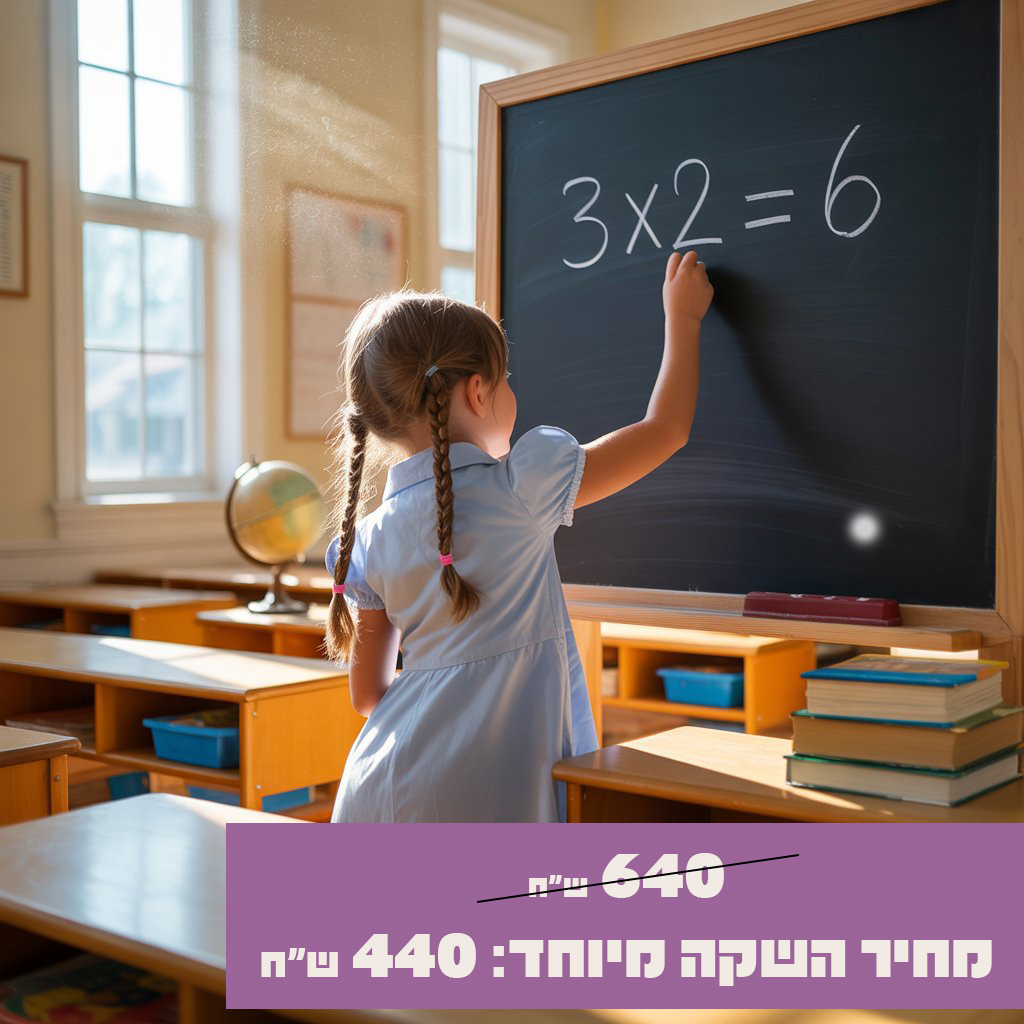 640 ש"ח מחיר השקה מיוחד 440 ש"ח